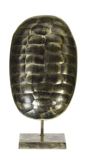 Ornament auf Fuß Tuga Gold - Metall - 12 x 40 x 21 cm
