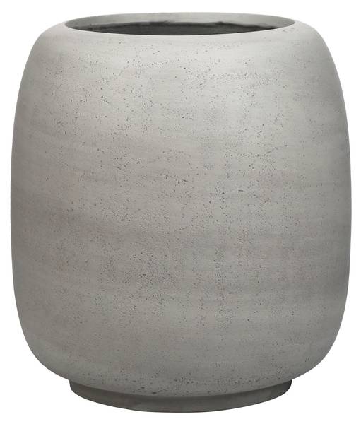 Blumentopf Florin Grau