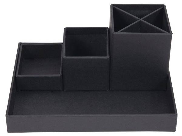 Schreibtisch Organizer LENA Schwarz