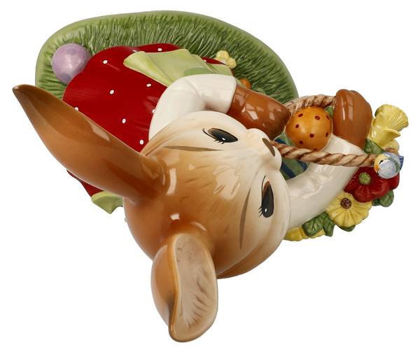 Figur Hasenmädchen So ein schöner Tag Porzellan - 18 x 40 x 27 cm