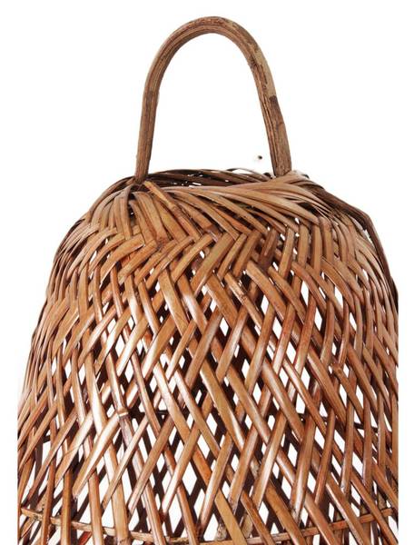 Lampenschirm Bagan Braun - Naturfaser - 35 x 60 x 35 cm