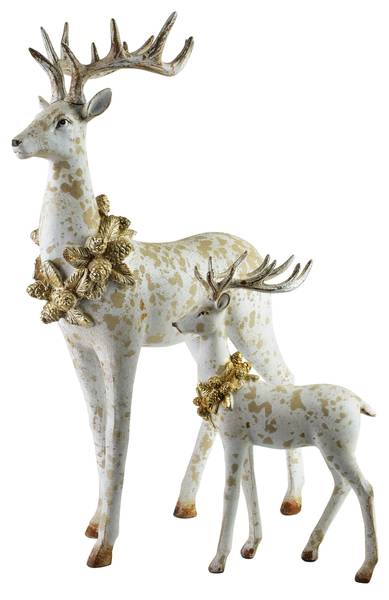 Figur SANTA LILA Weiß - Kunststoff - 9 x 28 x 18 cm