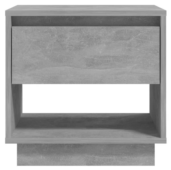 Nachttisch DE346 Grau - Holzwerkstoff - 45 x 44 x 34 cm