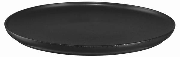 Essteller Coppa Schwarz - Naturfaser - 26 x 2 x 26 cm