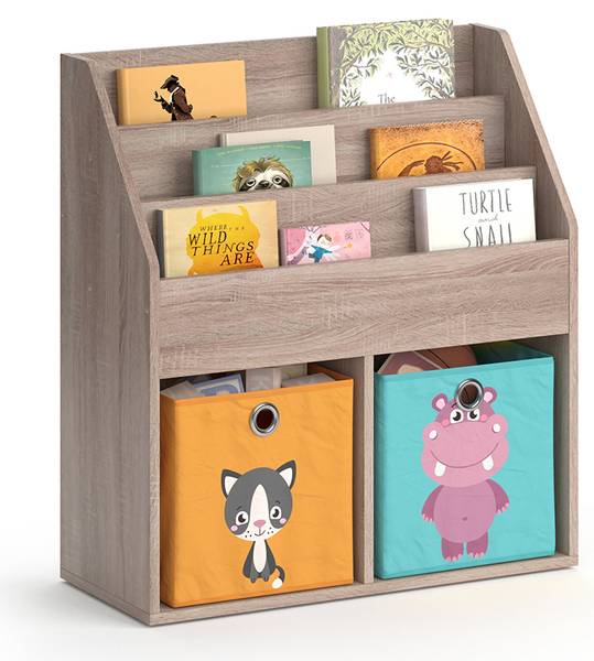 Kinderregal Luigi 37023 Braun - Holzwerkstoff - 72 x 79 x 31 cm