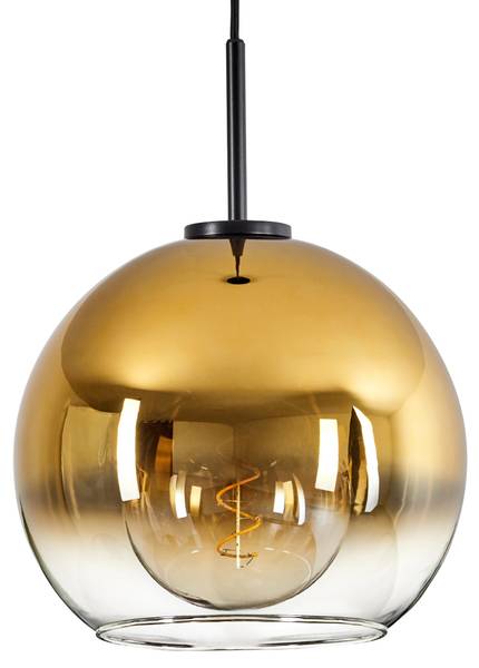 Deckenleuchte Cesaro Gold - Aluminium - Klarglas - 31 x 149 x 30 cm