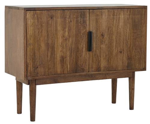 Schrank BITIKA Braun - Massivholz - 100 x 80 x 40 cm
