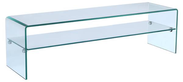 Set Wohnzimmer komplett STILEOS Glas - 60 x 43 x 140 cm