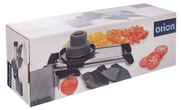 Gemüse- und Obstschneider 140781 Silber - Edelstahl - 13 x 13 x 41 cm
