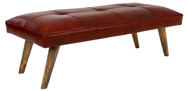 Bank 4523317598 Braun - Echtfell - 115 x 38 x 53 cm