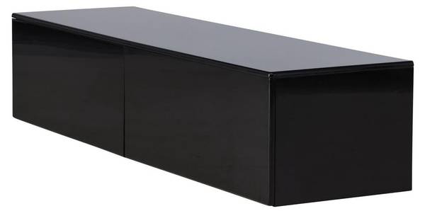 TV-Lowboard Fristad Schwarz - Holzwerkstoff - 160 x 35 x 45 cm
