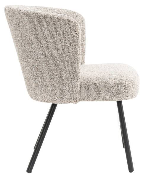 Cindy Sessel Beige - Holz teilmassiv