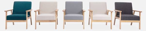Sessel Dunkelgrau