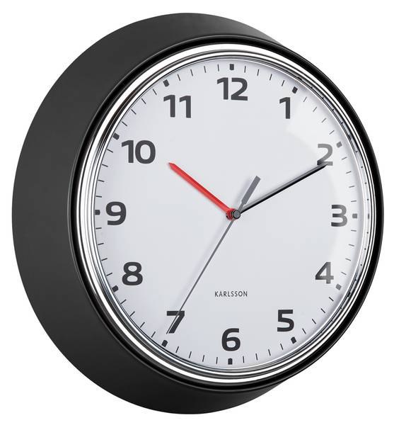 Wanduhr Wall Schwarz