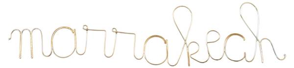 Wanddekoration ARTISANAT MAROCAIN 366 Gold - Kunststoff - 40 x 10 x 10 cm