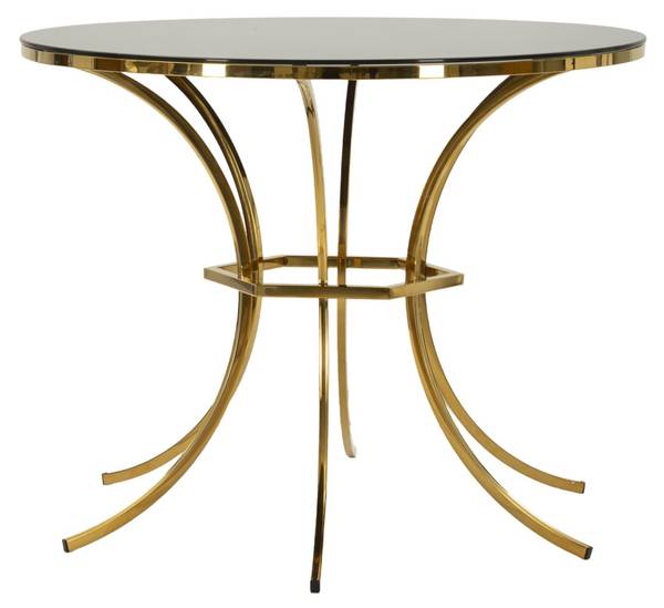 Esstisch Shanty Gold - Metall - 100 x 80 x 100 cm