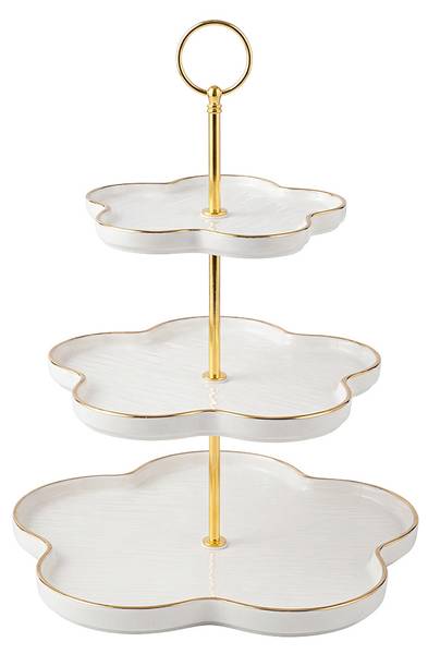 Etagere 94829 Weiß - Keramik - 24 x 24 x 24 cm