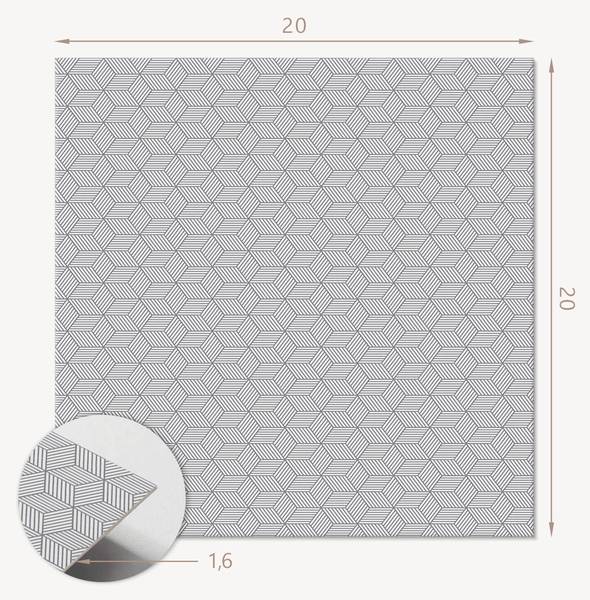 Vinylfliese HexaBlätter 20er-Set 20 x 20 cm
