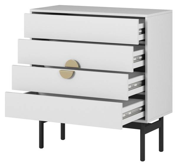 Ladekast Stoon II wit