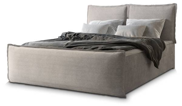 Boxspringbett MONTA Beige - Liegefläche Breite: 140 cm