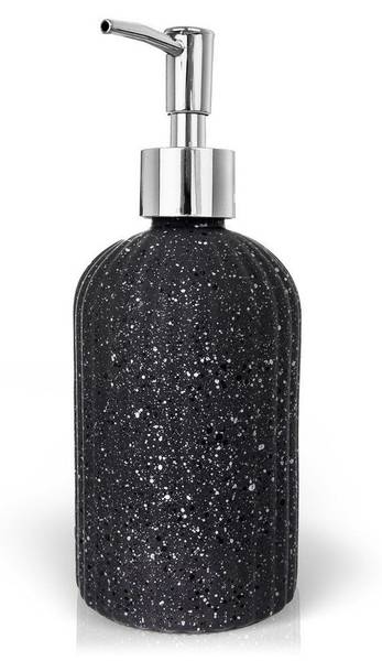 Seifenspender 530777 Grau - Glas - Kunststoff - 8 x 19 x 8 cm