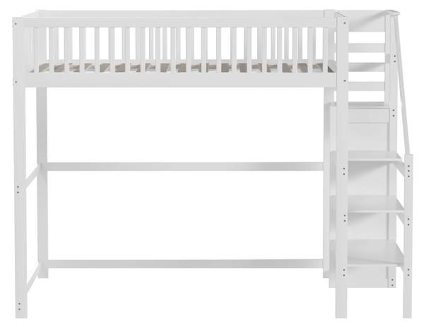 Kinderbett ｜K-106 Weiß - Breite: 145 cm