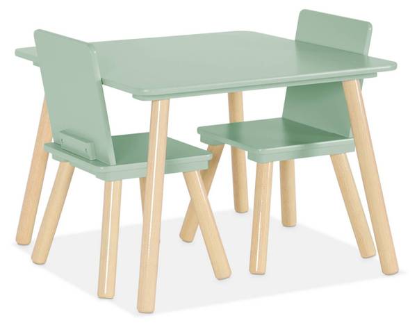 Kindertisch Judith 2er Set Grün