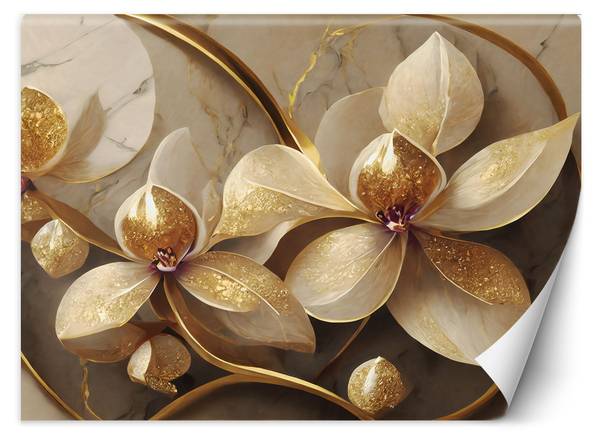 Fototapete Blumen Glamour 200 x 140 cm