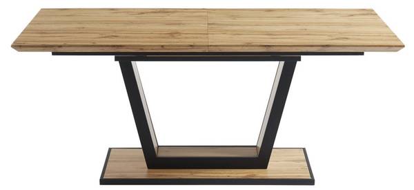 Ausziehbarer Tisch VITENO Beige - Holz teilmassiv - 90 x 75 x 240 cm