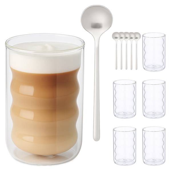 Latte Macchiato Gläser mit Löffel kaufen