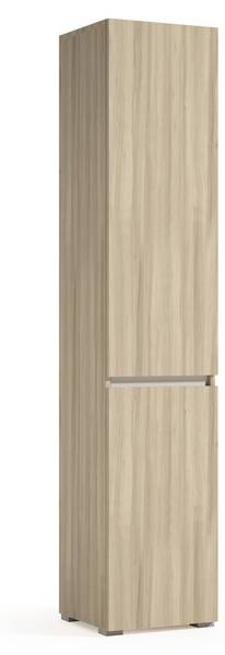 Armoire polyvalente à 2 portes Agapanto Marron - Marron chevreuil