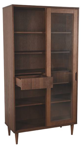 Vitrine JULE Dunkelbraun