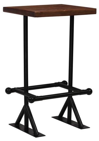 Bar-Set 3er Set XT8659 Braun - Massivholz - 60 x 107 x 60 cm