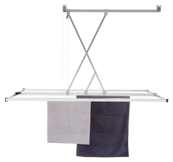 Deckentrockner blackline LIBELLEXL Schwarz - Aluminium - 13 x 10 x 213 cm