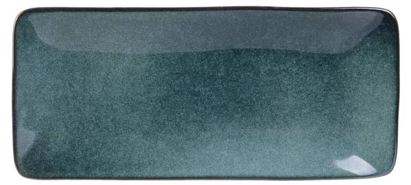 Servierplatte Aurora Blau - Keramik - 22 x 2 x 10 cm