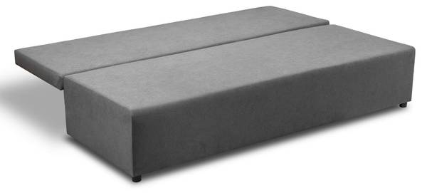 Schlafsofa BS10 Grau Grau - Holzwerkstoff - 190 x 76 x 71 cm