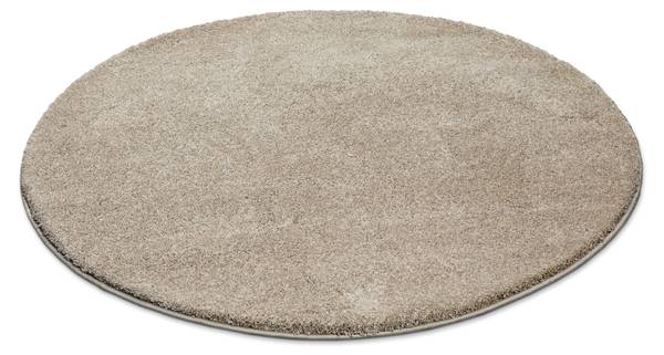 Kurzflorteppich Wogh Beige - Sandbraun - 200 x 200 cm