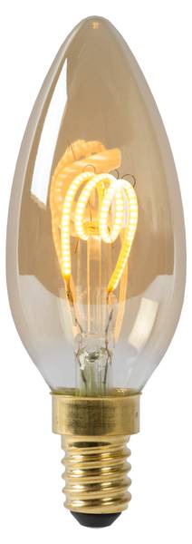 Ampoule filament C35 Orange - Verre - 4 x 10 x 4 cm