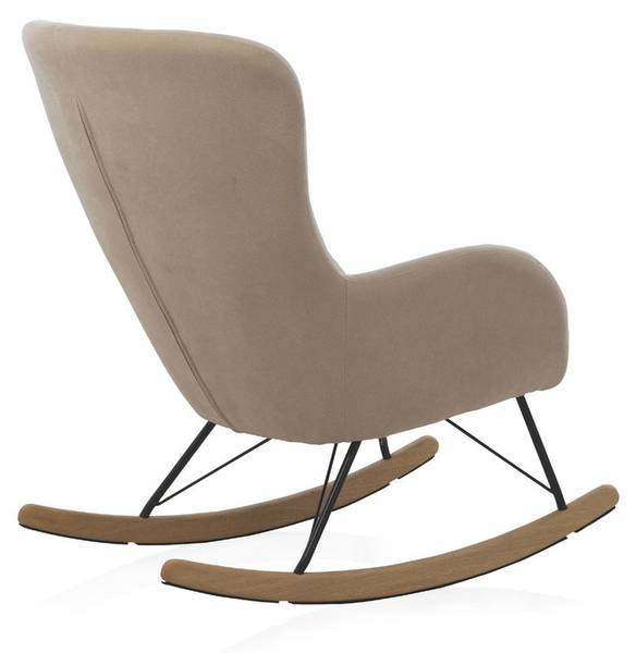 Schaukstuhl 2044 Beige - Textil - 78 x 96 x 89 cm