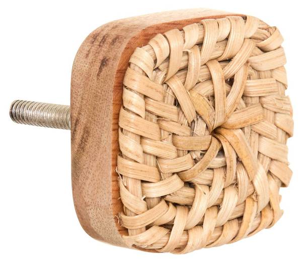 Griff SYLLA Beige - Massivholz - 4 x 7 x 4 cm