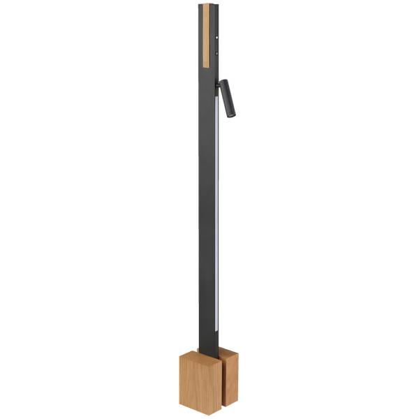 Stehlampen 1920185113129145 1 Schwarz - Metall - 14 x 131 x 14 cm