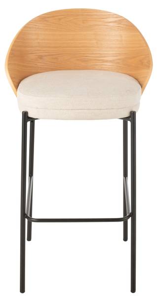 BARHOCKER  LONE - Holz - Natürliche Braun - Holz teilmassiv - 51 x 98 x 54 cm