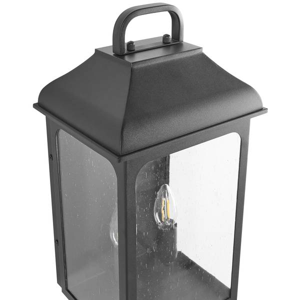 Wandleuchte für den Aussenbereich VIDBOL Schwarz - Metall - 20 x 39 x 21 cm