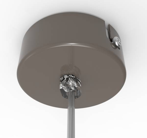 Suspension Piuma Gris lave brillant