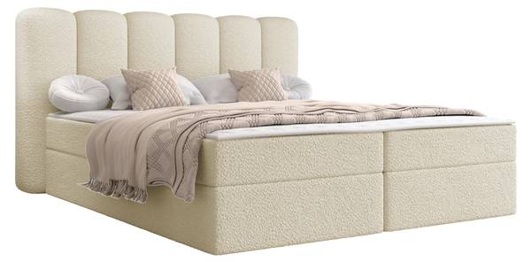 Boxspringbett Softi I Creme - Liegefläche Breite: 160 cm