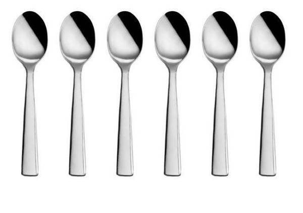 Espressolöffel 6er Set 143647 Silber - Edelstahl - 2 x 2 x 11 cm