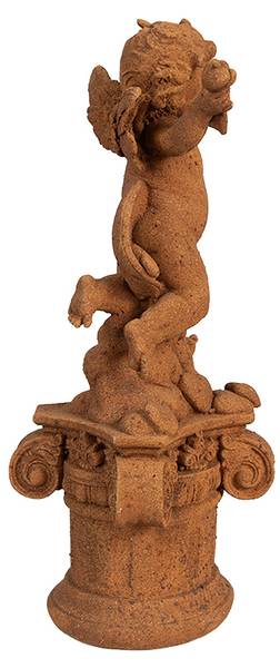 Dekorationsfigur Engel Xmas&Jaxxon Braun - Kunststoff - 13 x 30 x 13 cm