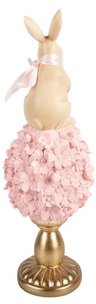 Dekorationsfigur Kaninchen 90924 Beige - Kunststoff - 11 x 32 x 11 cm