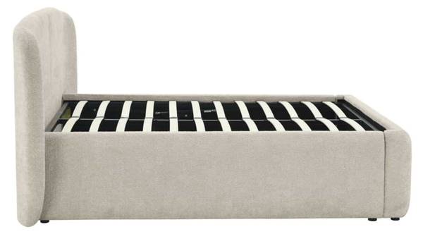 Boxbett ART DECO Beige - Grau - Bouclé - Polyester - 245 x 125 x 210 cm