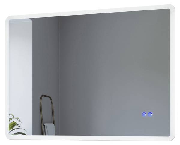 LED Badezimmerspiegel Touch/Wandschalter 80 x 60 cm